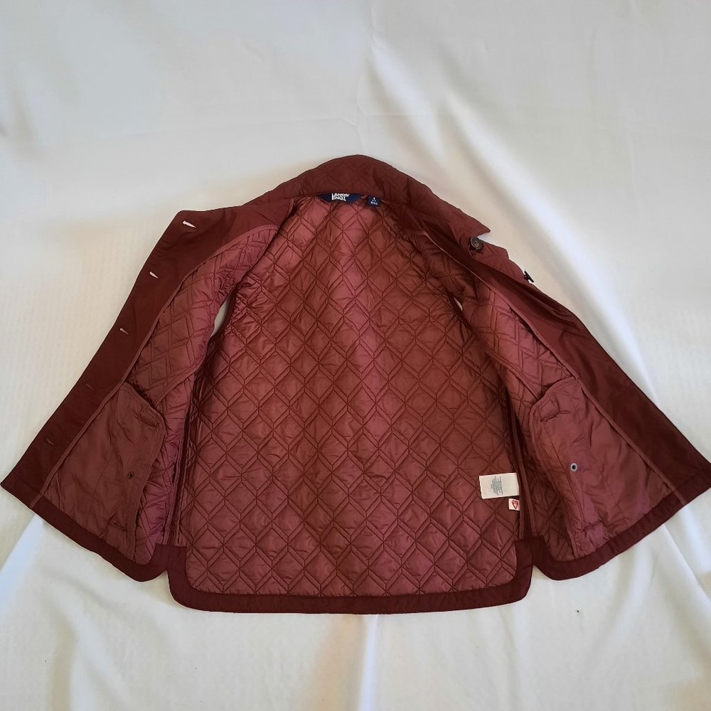 Lands' End Vest Jacket, High Neck W/ Buttons, Quilted, Women's Small 6-8 - Picture 7 of 11